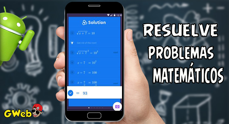 Esta app de Android resuelve todos los problemas matemáticos